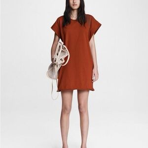 Rag & Bone Ryder Muscle Mini Dress - XS - Paprika Color
